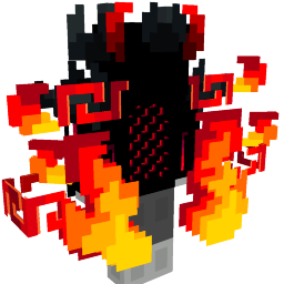 Dark Shadow Fire Demon Knight on the Minecraft Marketplace by Diveblocks