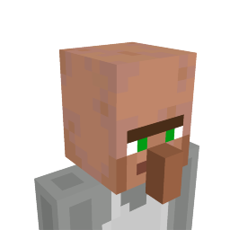 Classic Villager Head on the Minecraft Marketplace by 100Media