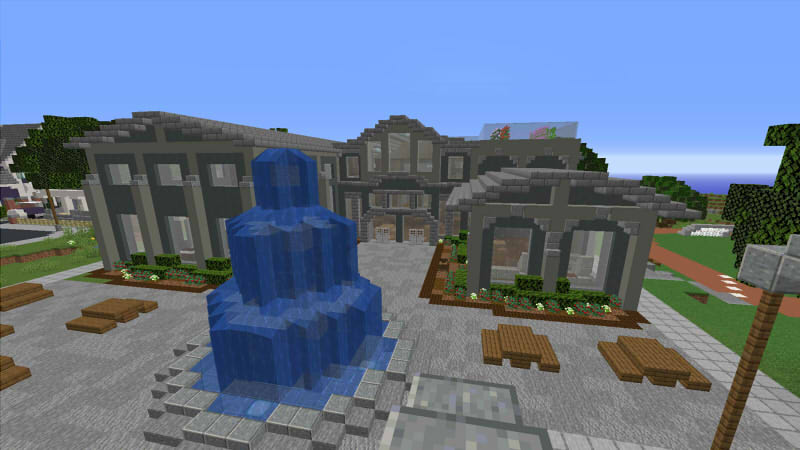 Modern Town and School Modern Town and School by Razzleberries