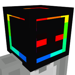 RGB Glitch Head Key Art