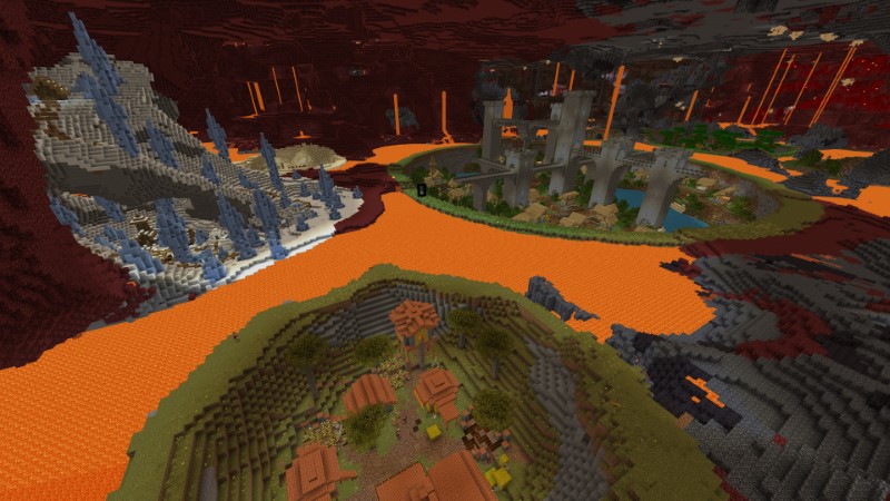 Overworld in the Nether by Lifeboat