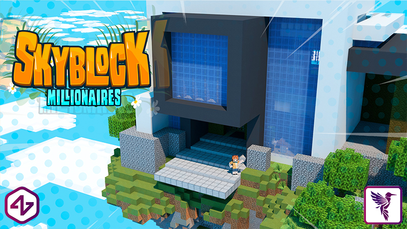 Skyblock Millionaires Key Art