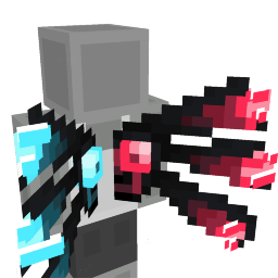 Neon Glitching Aura Wings