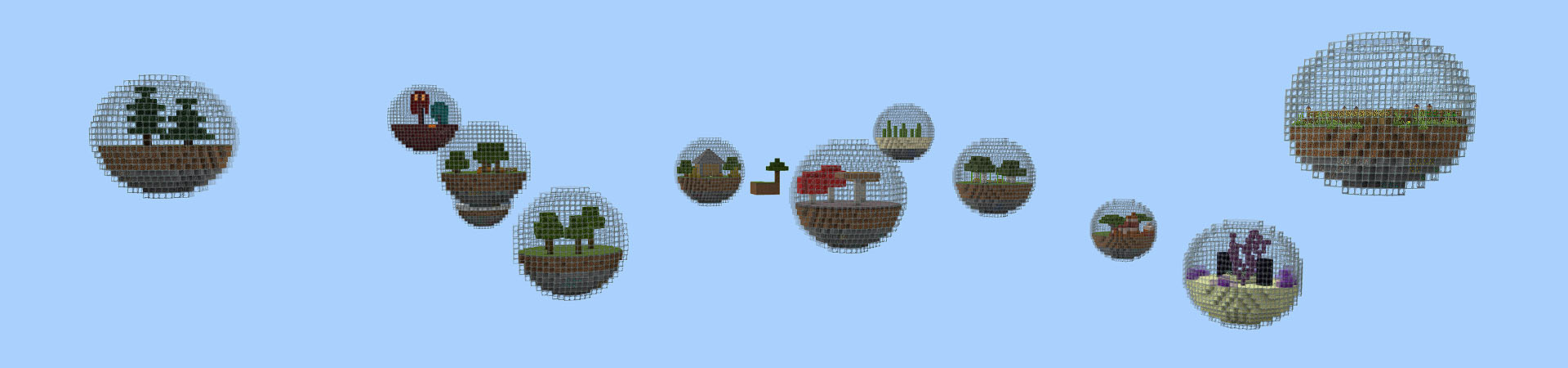 Bubbles Skyblock Panorama