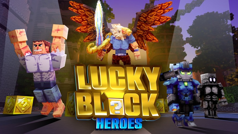 Lucky Block Heroes Key Art