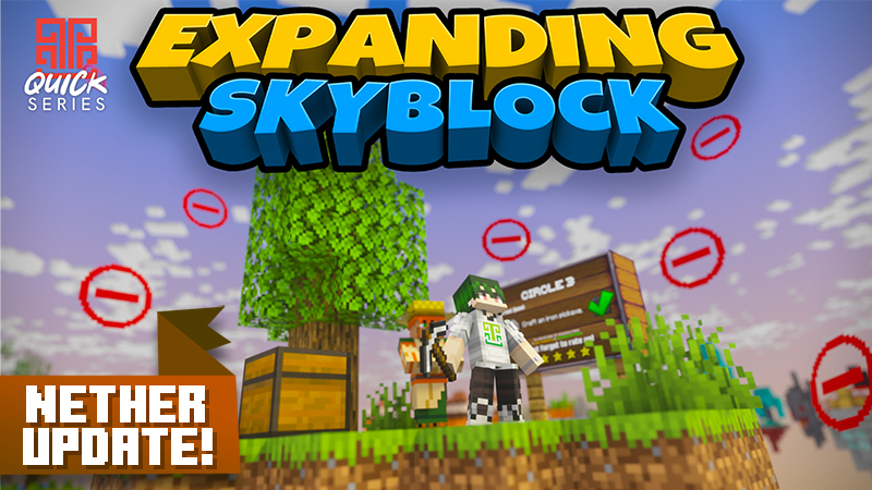 Expanding Skyblock Key Art