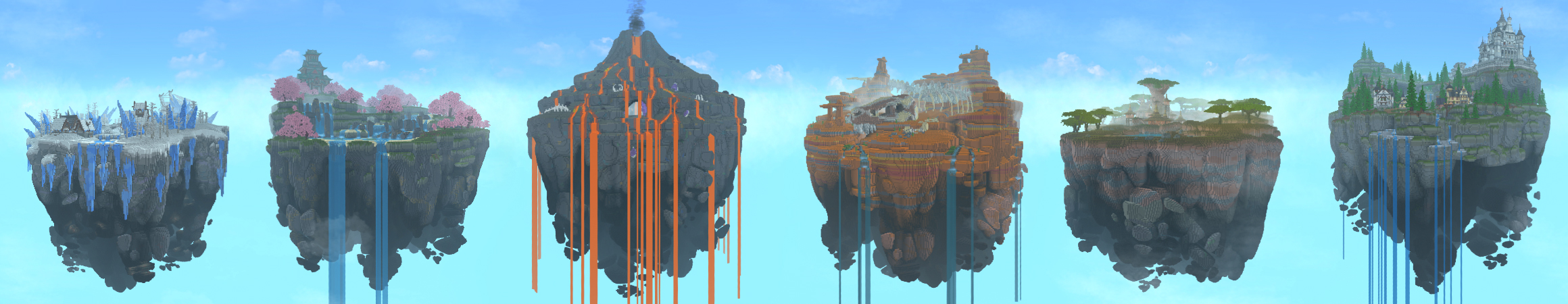 Skyblock HD Mashup Panorama