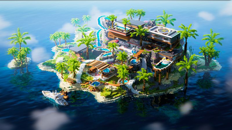 Tropical Furniture Mansion Key Art