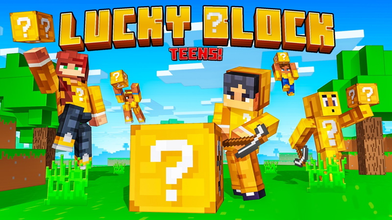 Luckyblock Teens Key Art