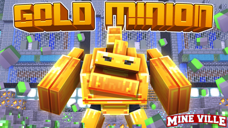 Gold Minion Miner Key Art