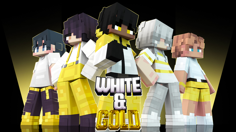 Gold and White Key Art