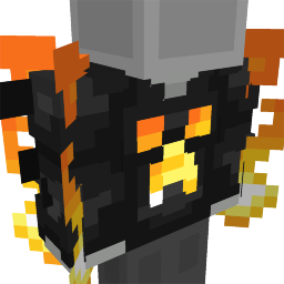Gold Creeper Fire Hood on the Minecraft Marketplace by FingerMaps