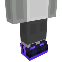 Purple and Black Shoes on the Minecraft Marketplace by Blocky