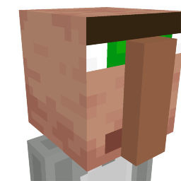 Big Funny Villager Head
