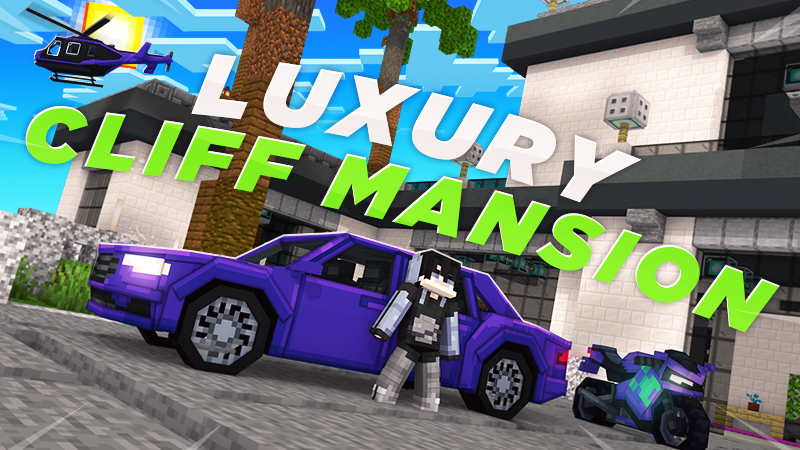 Luxury Cliff Mansion Key Art