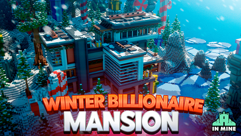 Winter Billionaire Mansion Key Art