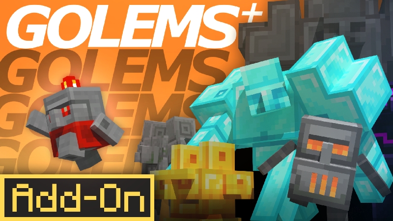 GOLEMS&plus; Add-On on the Minecraft Marketplace by TNTgames