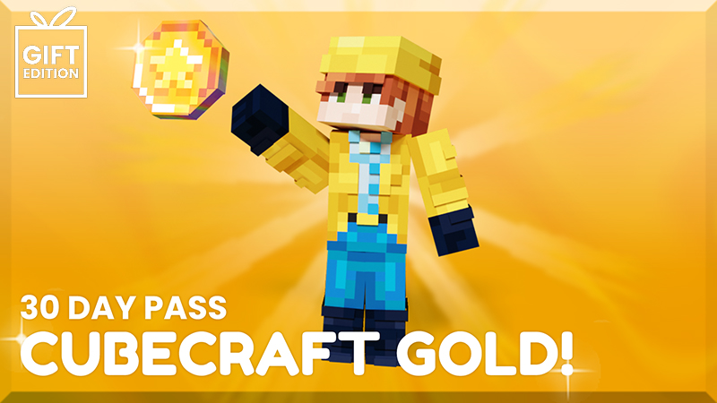 CubeCraft Gold Gift - 30 Day Pass Key Art