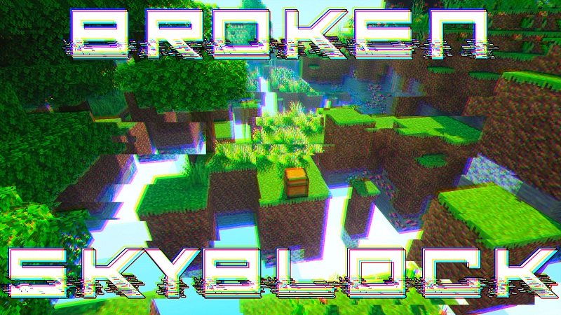 Broken Skyblock Key Art