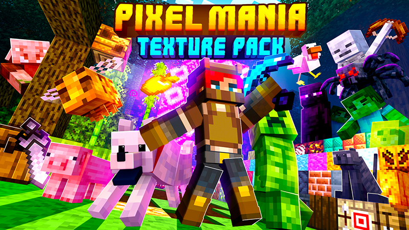 Pixel Mania Texture Pack Key Art