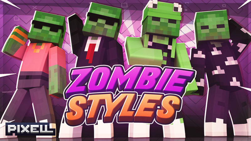 Zombie Styles by Pixell Studio (Minecraft Skin Pack) - Minecraft ...