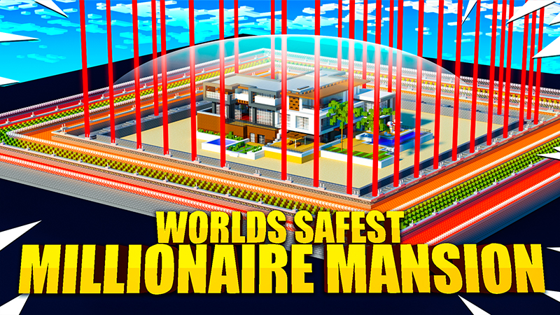 Safest Millionaire Mansion Key Art