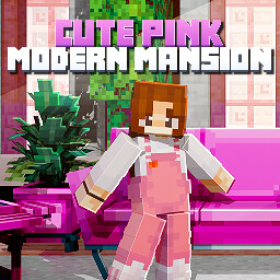 Cute Pink Modern Mansion Pack Icon