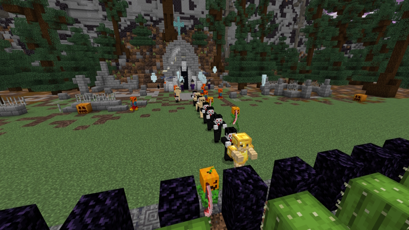Spooky Mobs vs. Haunted House by DogHouse