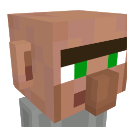 Wide Villager Head Key Art