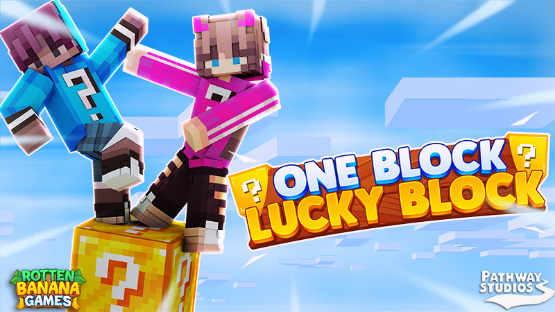 One Block Lucky Block Key Art