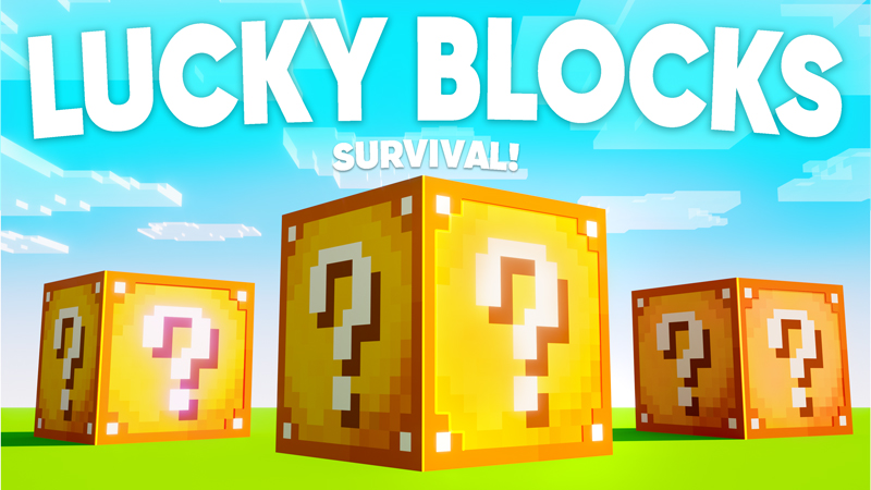 LUCKY BLOCKS: SURVIVAL! Key Art