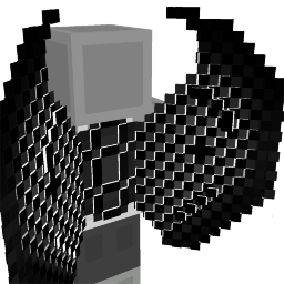 White Glow Matrix Wings on the Minecraft Marketplace by Rainbow Theory