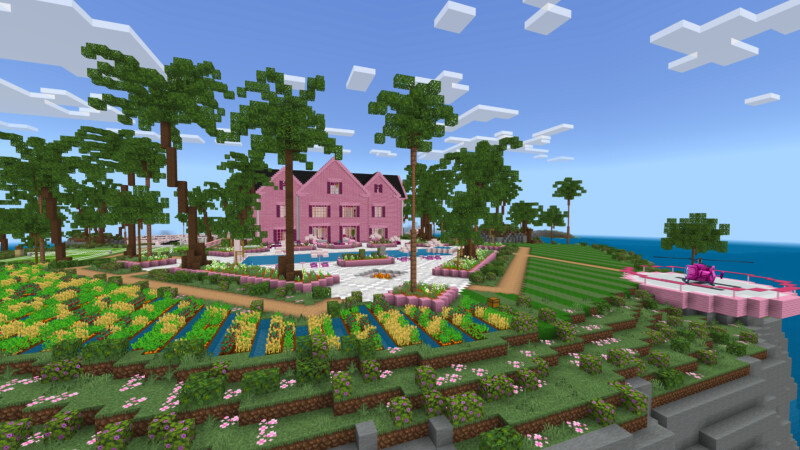 Cute Pink Modern Mansion Screenshot #7