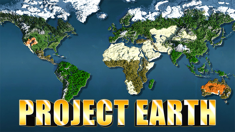 Earth in Minecraft! Minecraft Map