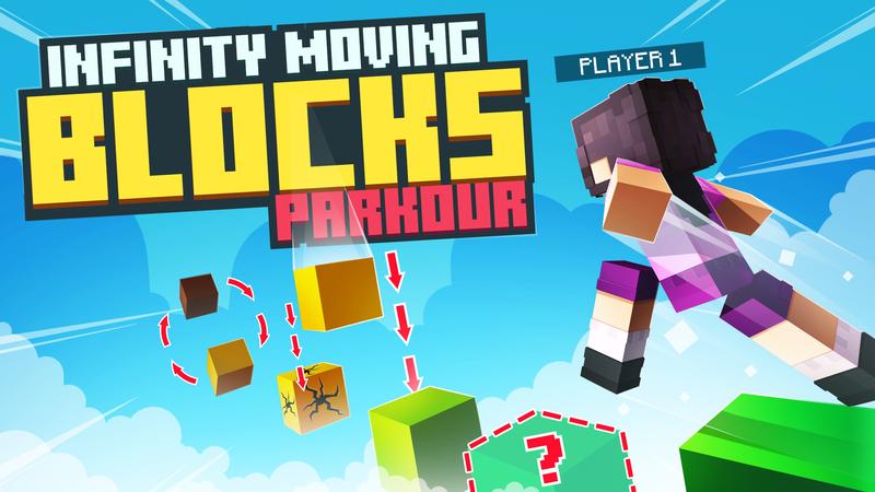 Infinity Moving Blocks Parkour Key Art