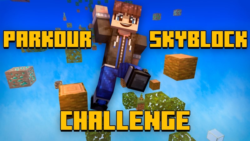 Parkour Skyblock Challenge Key Art