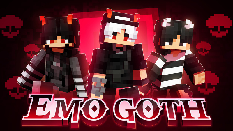 Emo Goth Skin on the Minecraft Marketplace by Pixelusion