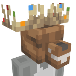 Reindeer Head on the Minecraft Marketplace by Street Studios