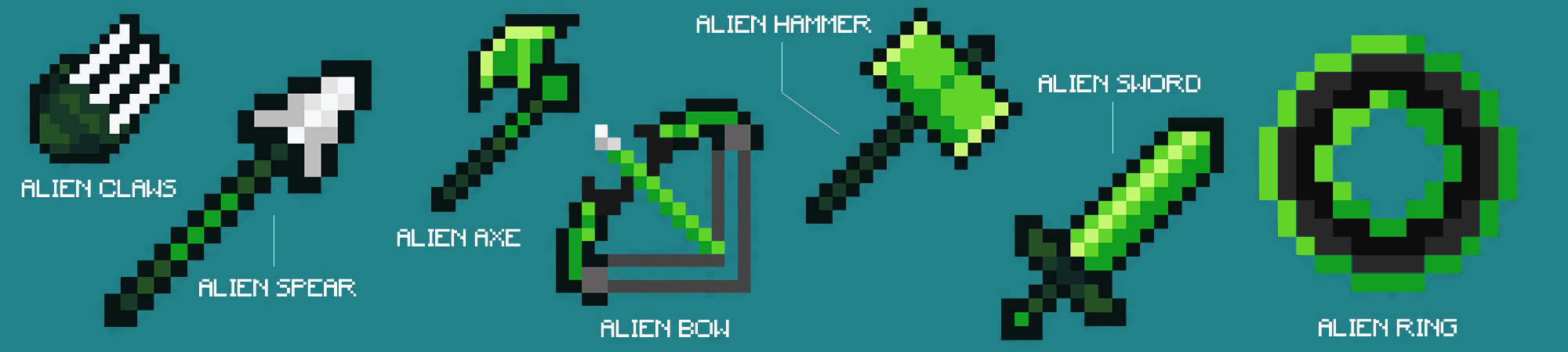 Alien Weapons Panorama