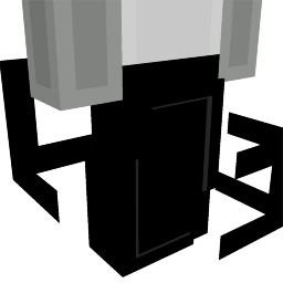 Black Cube Outline Trousers