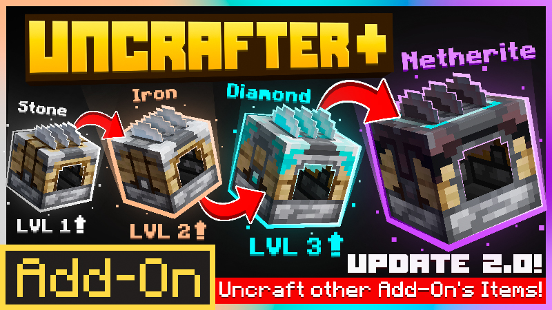 Uncrafter+ 2.0 Add-On Key Art