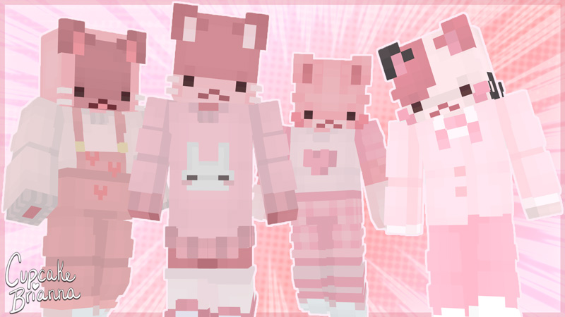 Pink Cats Skin Pack