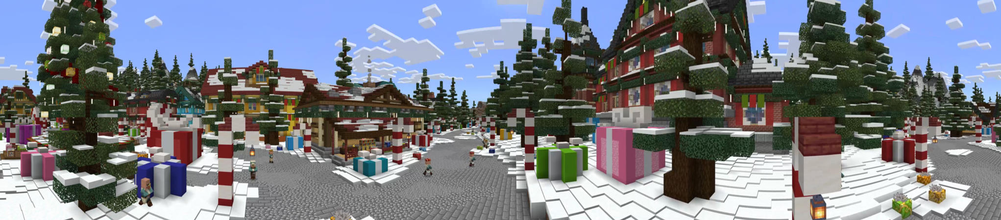 Christmas Village Panorama