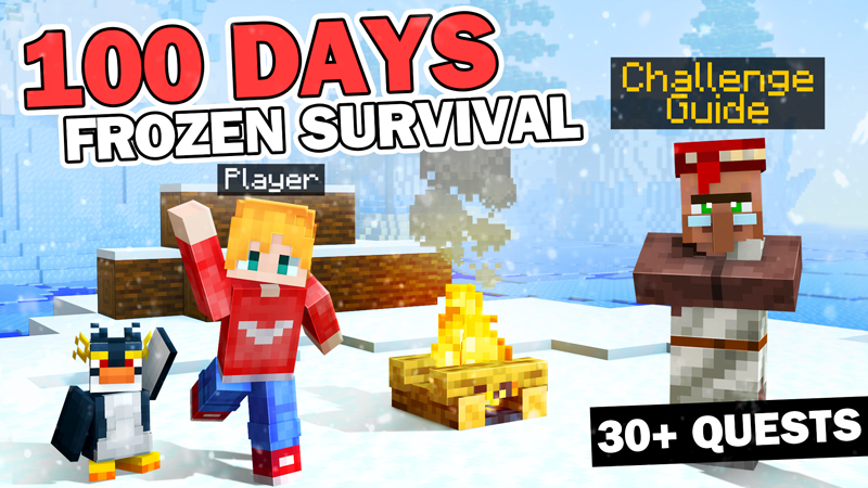 100 DAYS - Frozen Survival Key Art