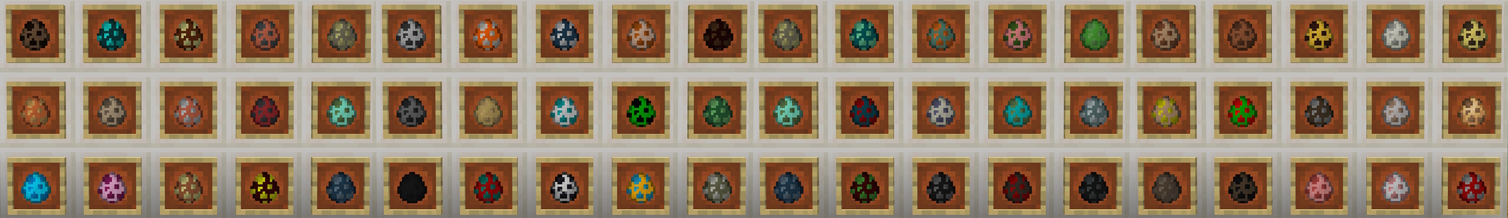 Craftable Spawn Eggs Panorama