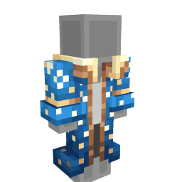 Blue Wizard Robe on the Minecraft Marketplace by CrackedCubes