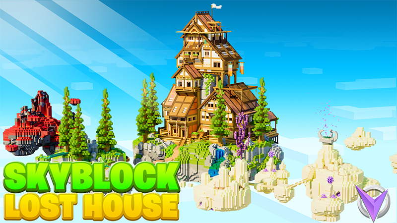 Skyblock Lost House Key Art