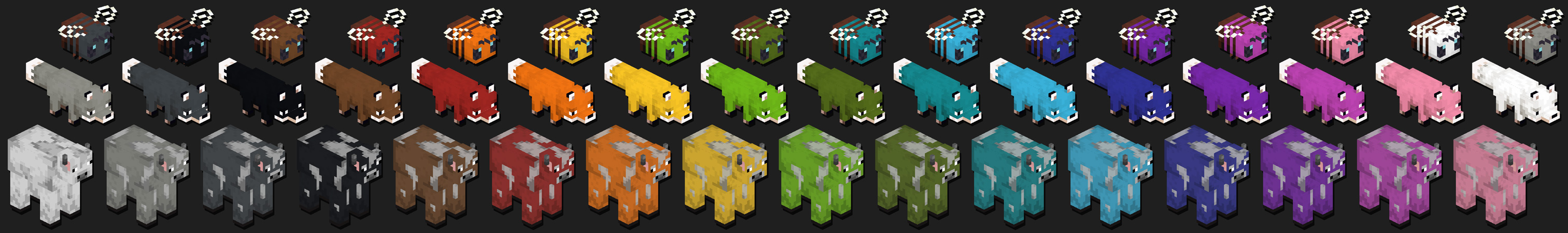 Dyeable Mobs Panorama