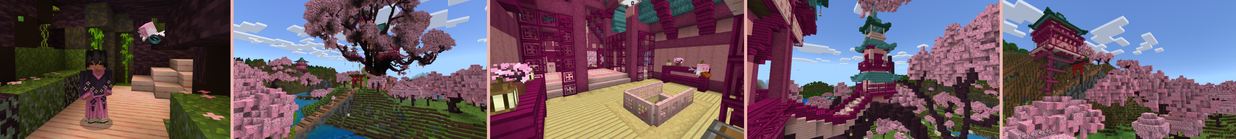 Cherry Tree Temple Panorama