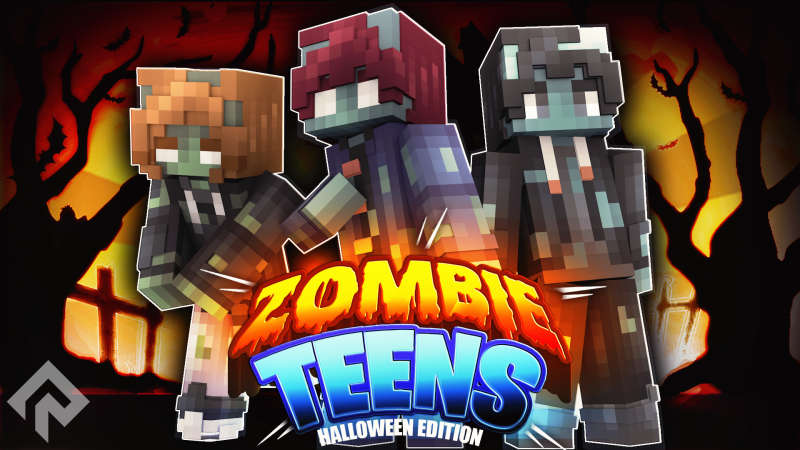 Zombie Teens Halloween Edition Key Art